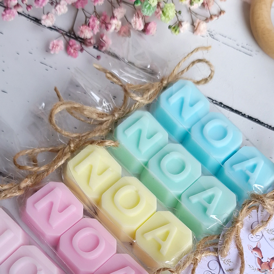 Jabón personalizado para bautizo y comunión
