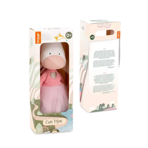 Peluche Daphne el Unicornio presentado en caja decorativa de regalo