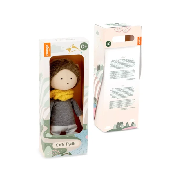 Peluche Henry el Erizo presentado en caja decorativa de regalo