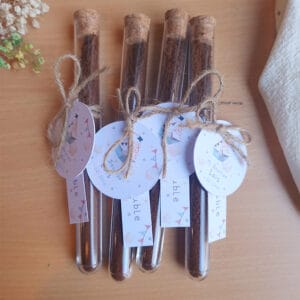 tubos personalizados para bautizo o comunión