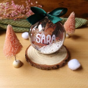 bola de navidad personalizada con foto