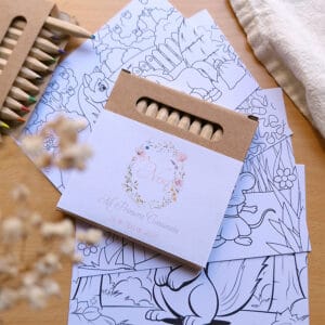 Pinturas personalizadas para comunión con el diseño Libélula