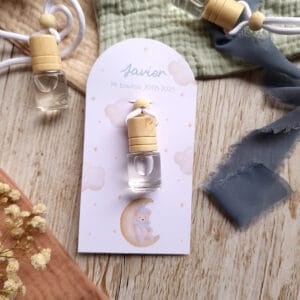 ambientador para coche personalizado para bautizo y o comunión